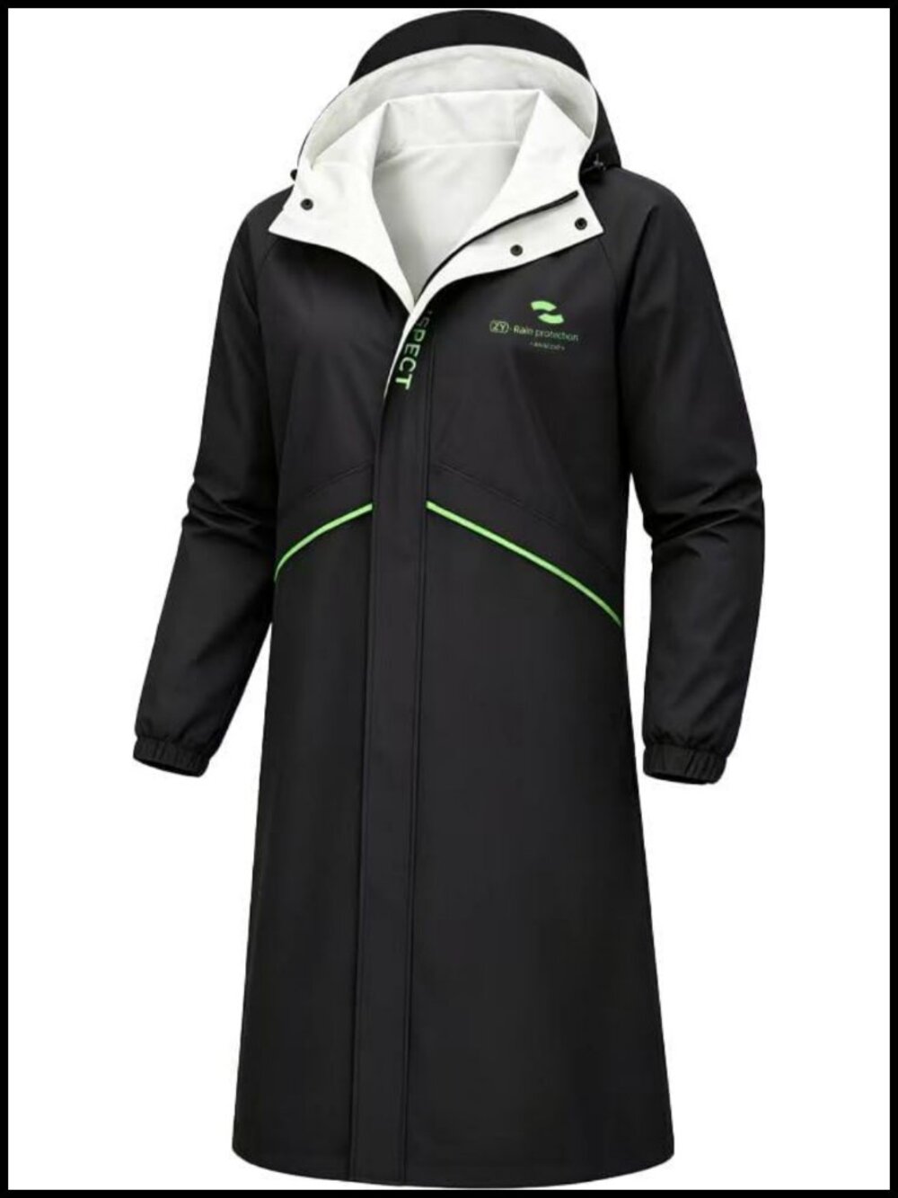 Waterproof Windbreaker Packable Lightweight Rain Jacket with Hood